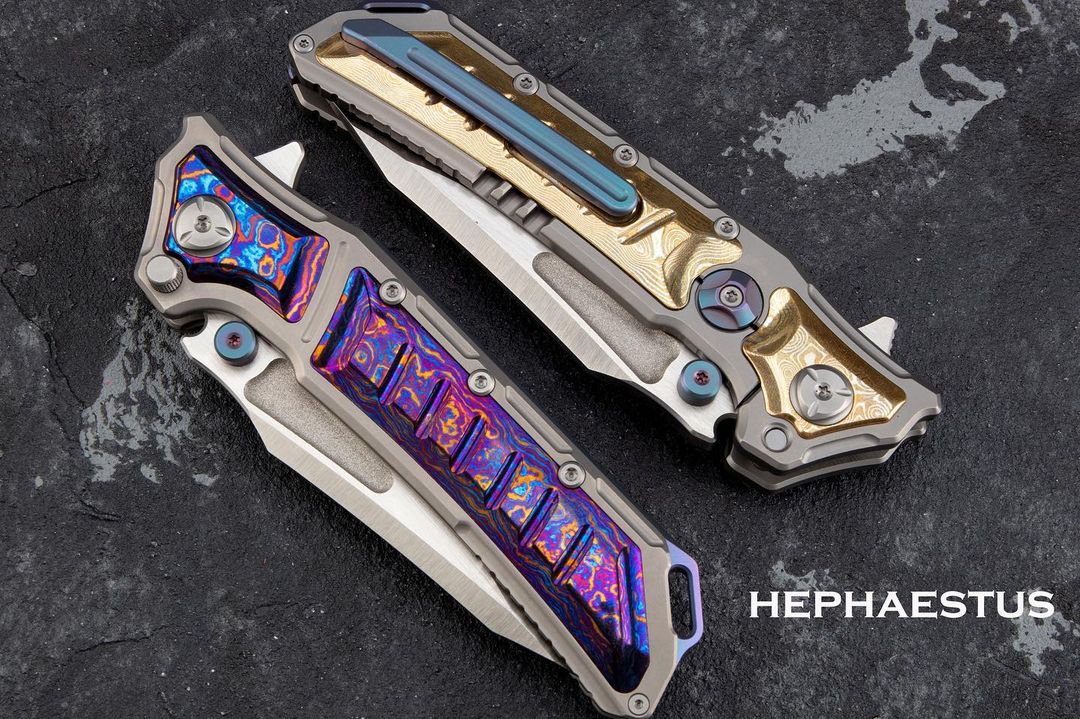 Maxace HEPHAESTUS - M390 Blade - CUSTOM MULTI ROW BEARINGS