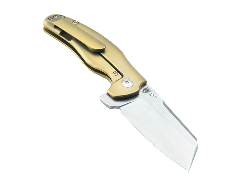 Kizer Ki3488 - Sheepdog Mini - S35VN blade - Titanium Handle - 3 colours