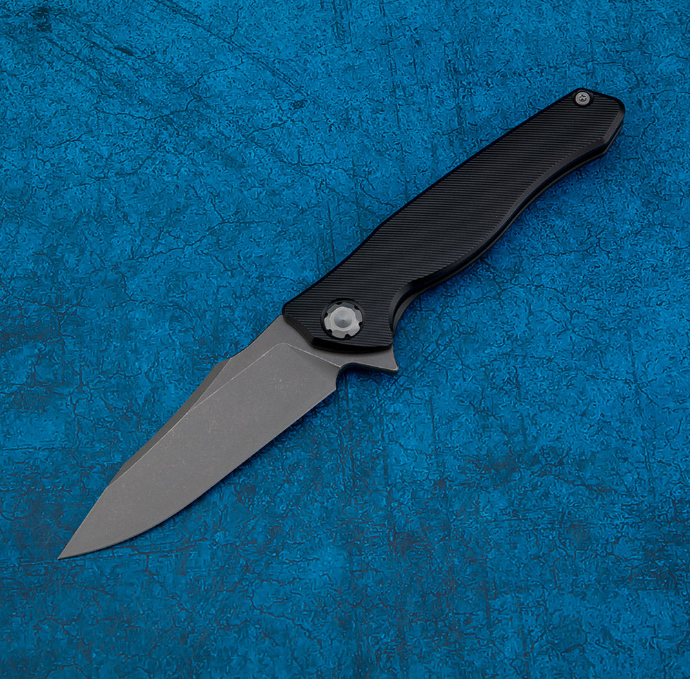 MAXACE - KILLER WHALE 2.0 - SWEDISH ASP60 BLADE - MULTI ROW BEARINGS - MIDNIGHT CAT DESIGN