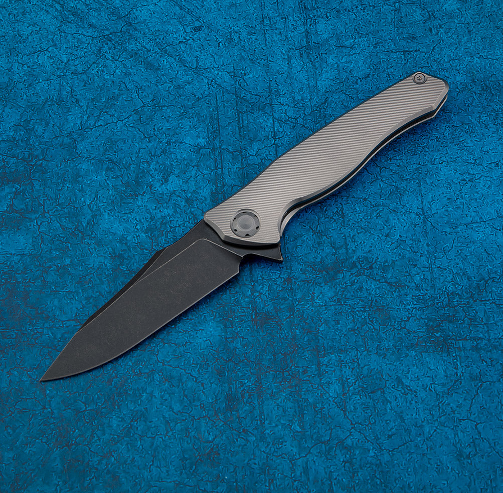 MAXACE - KILLER WHALE 2.0 - SWEDISH ASP60 BLADE - MULTI ROW BEARINGS - MIDNIGHT CAT DESIGN