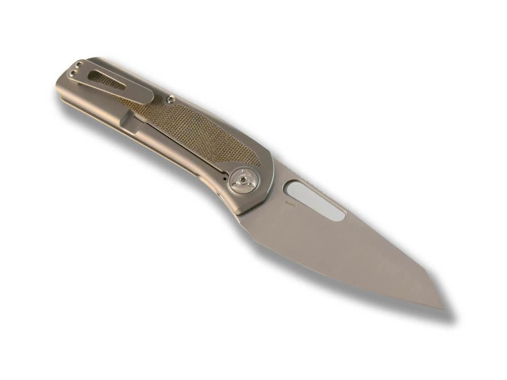 Liong Mah - KUF V2 - M390 blade - Carbon Fiber and titanium handle - True Talon