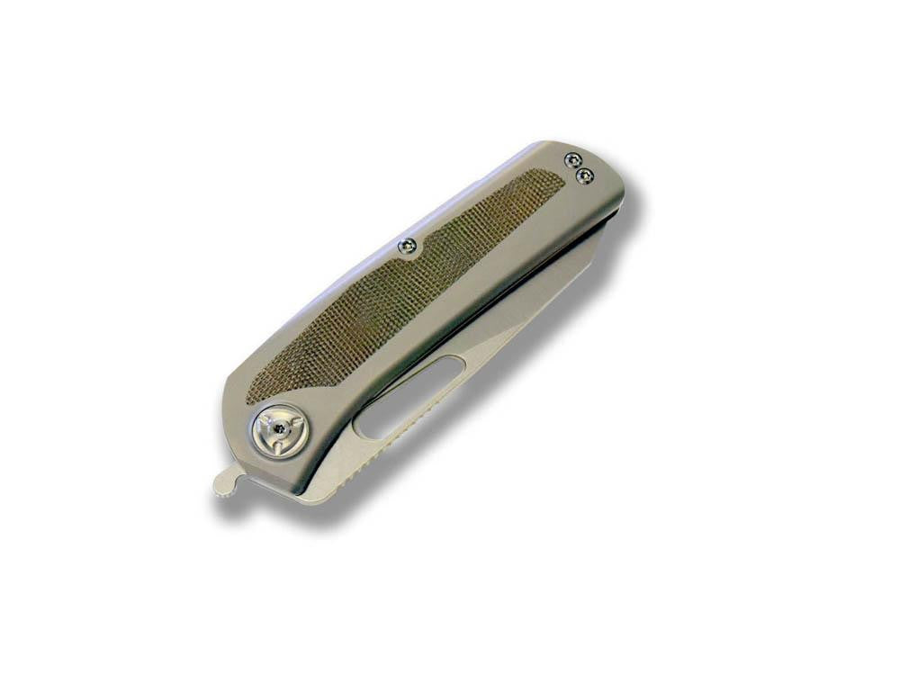Liong Mah - KUF V2 - M390 blade - Carbon Fiber and titanium handle - True Talon