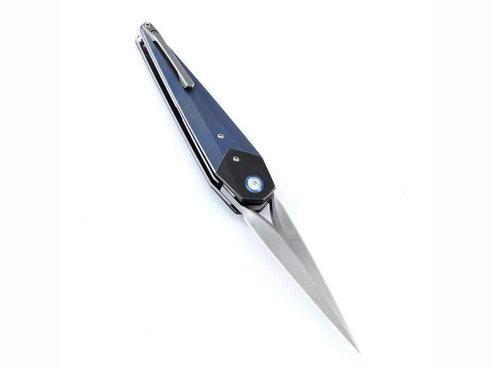 ** HERE NOW ** Kizer Ki4513A1- SOZE - Blue titaium handle - Elijah Isham design - - Elijah Isham design - True Talon