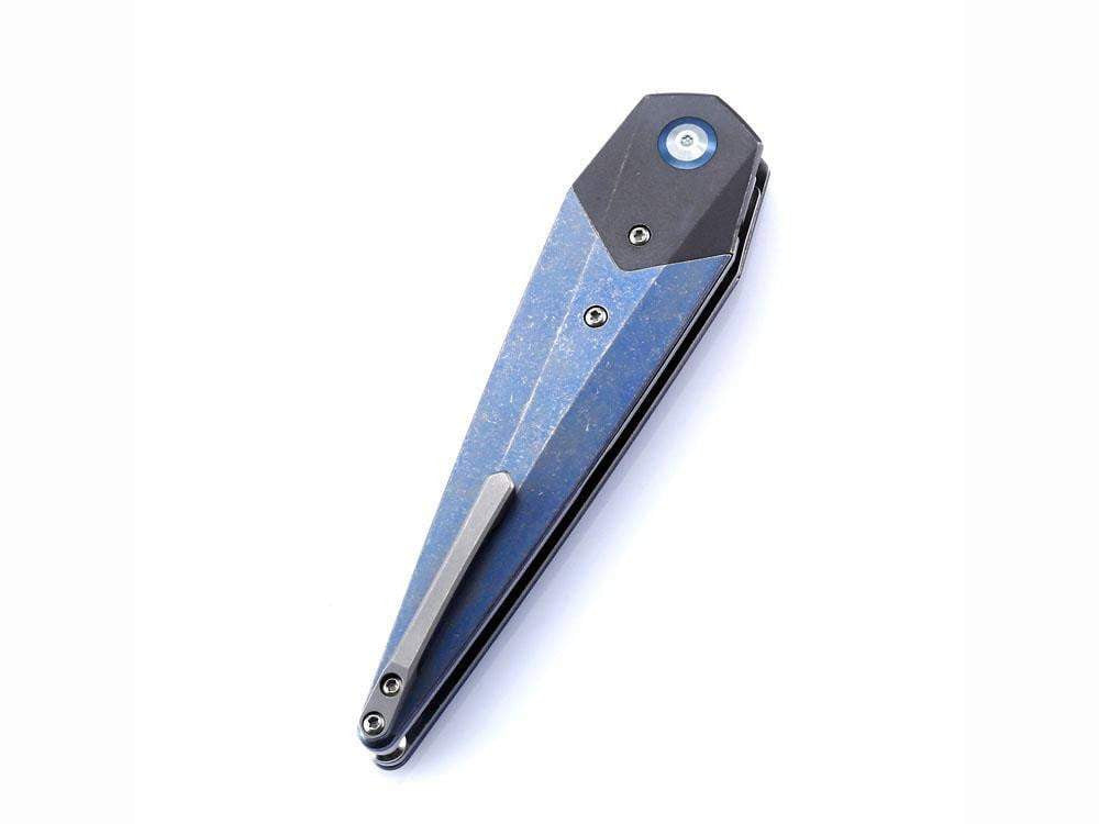 ** HERE NOW ** Kizer Ki4513A1- SOZE - Blue titaium handle - Elijah Isham design - - Elijah Isham design - True Talon