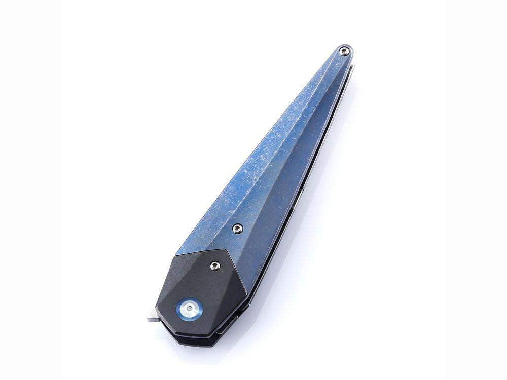 ** HERE NOW ** Kizer Ki4513A1- SOZE - Blue titaium handle - Elijah Isham design - - Elijah Isham design - True Talon