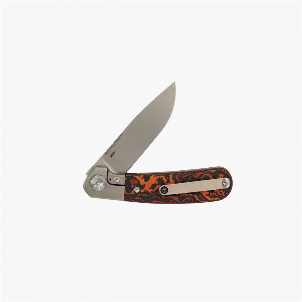 Liong Mah - L-1 - S90V BLADE - INTEGRAL TITANIUM HANDLES - FULL TITANIUM OR CARBON FIBER INLAYS