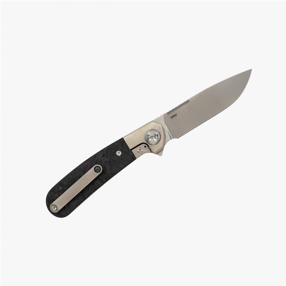 Liong Mah - L-1 - S90V BLADE - INTEGRAL TITANIUM HANDLES - FULL TITANIUM OR CARBON FIBER INLAYS