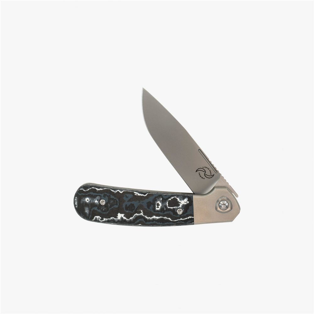 Liong Mah - L-1 - S90V BLADE - INTEGRAL TITANIUM HANDLES - FULL TITANIUM OR CARBON FIBER INLAYS
