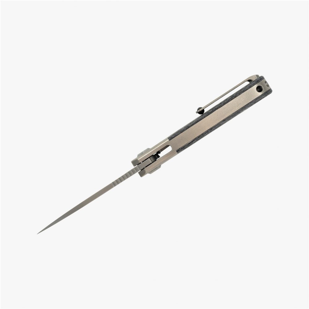 Liong Mah - L-1 - S90V BLADE - INTEGRAL TITANIUM HANDLES - FULL TITANIUM OR CARBON FIBER INLAYS
