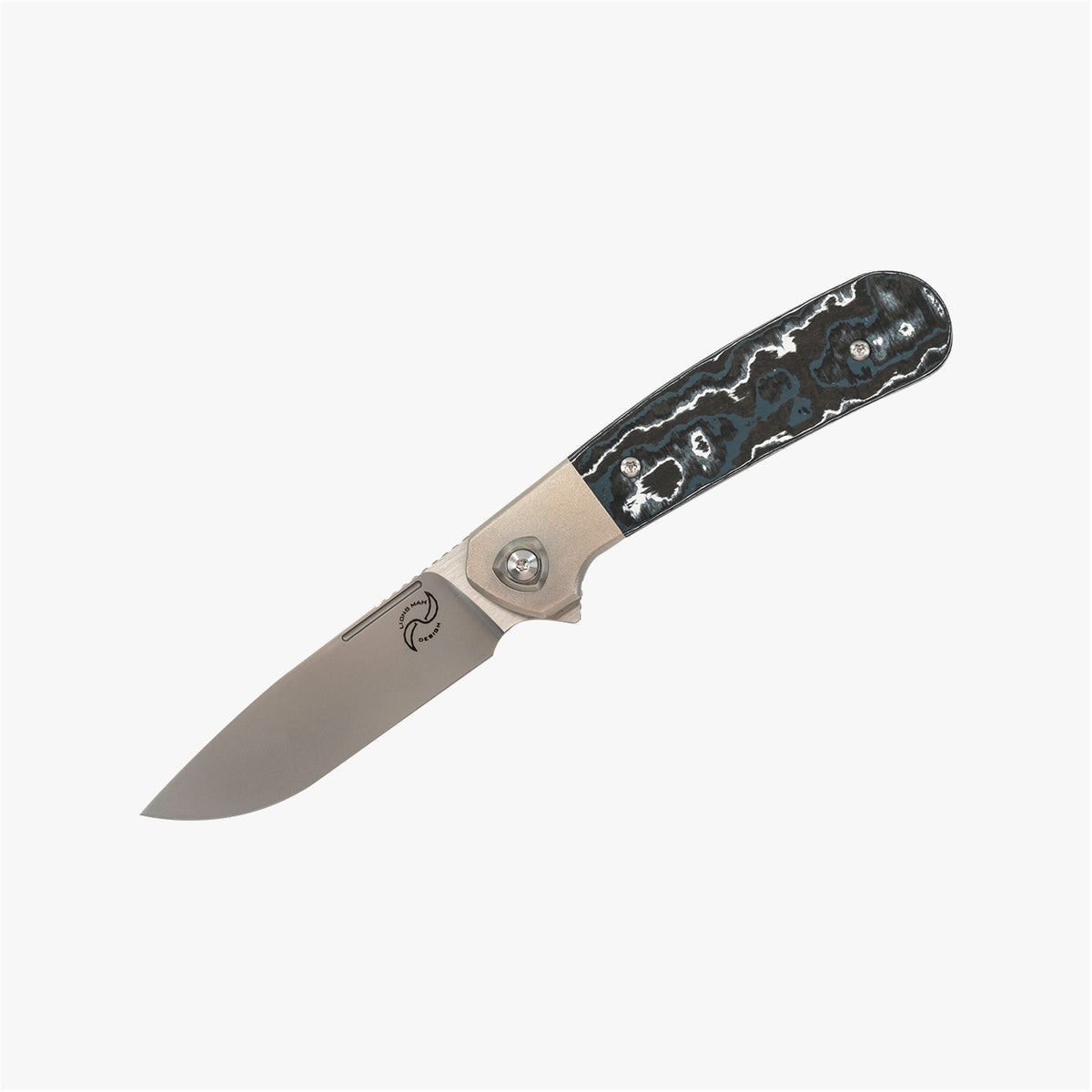 Liong Mah - L-1 - S90V BLADE - INTEGRAL TITANIUM HANDLES - FULL TITANIUM OR CARBON FIBER INLAYS
