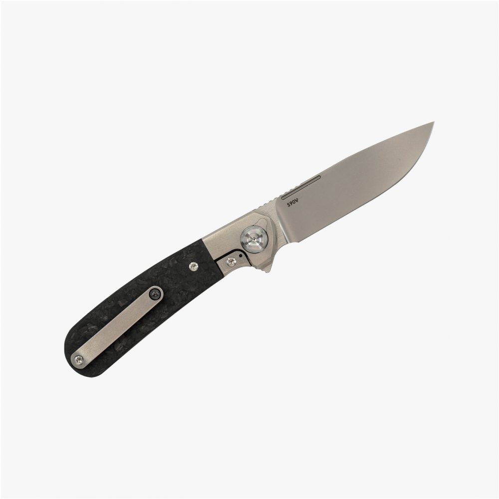 Liong Mah - L-1 - S90V BLADE - INTEGRAL TITANIUM HANDLES - FULL TITANIUM OR CARBON FIBER INLAYS