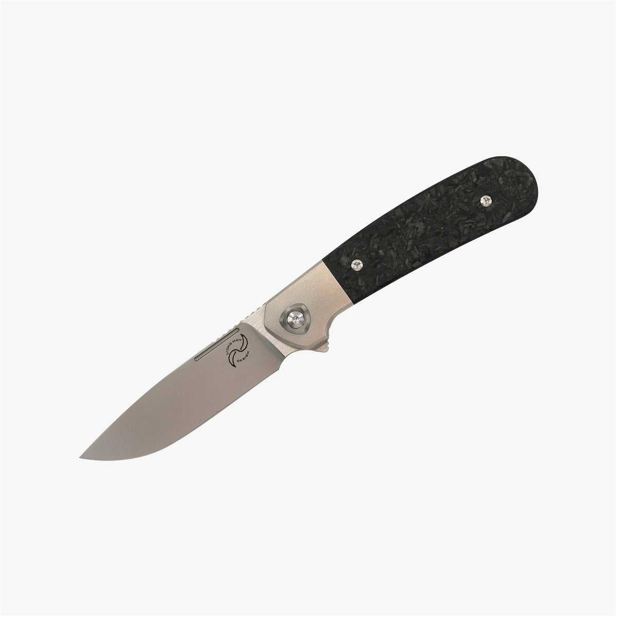 Liong Mah - L-1 - S90V BLADE - INTEGRAL TITANIUM HANDLES - FULL TITANIUM OR CARBON FIBER INLAYS