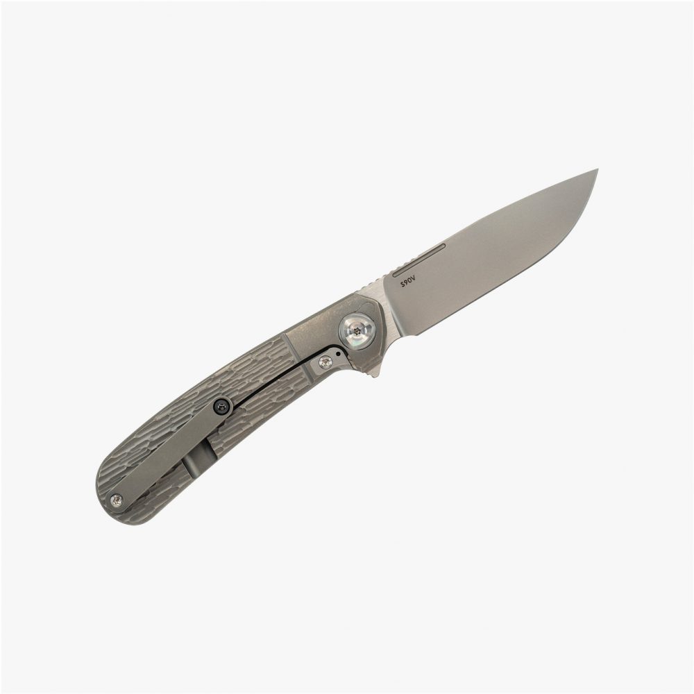 Liong Mah - L-1 - S90V BLADE - INTEGRAL TITANIUM HANDLES - FULL TITANIUM OR CARBON FIBER INLAYS