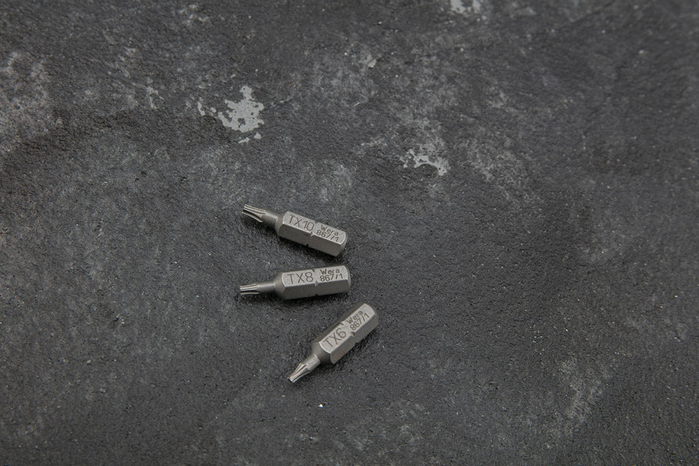 ** HERE NOW ** MAXACE MEDIATOR -TITANIUM SCREWDRIVER WITH TORX BITS
