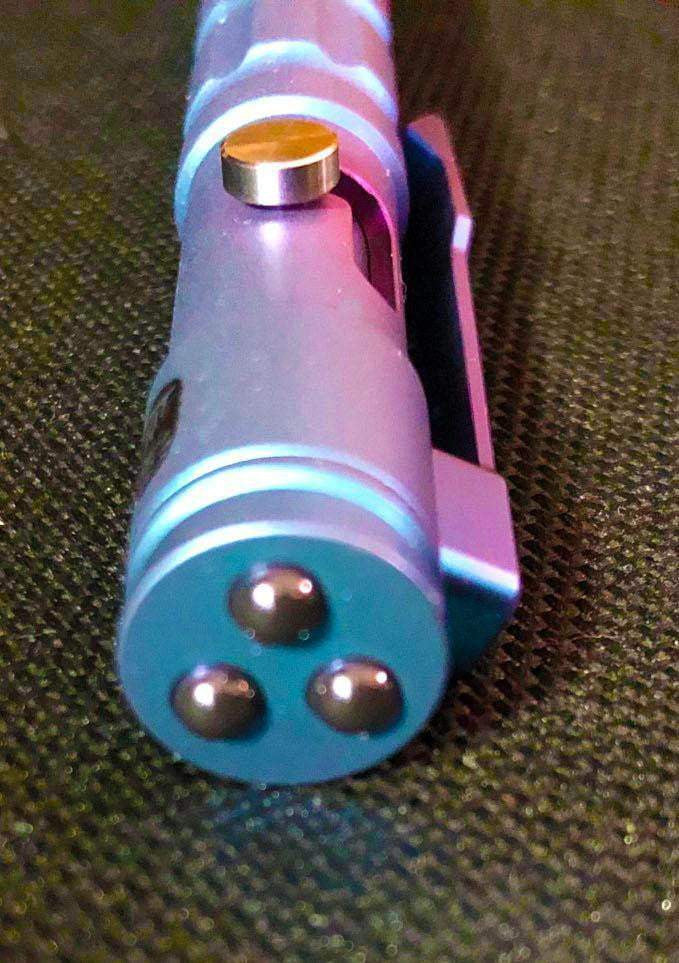 ** NOW HERE ** P10 TITANIUM TACTICAL PEN - Takes Parker or Space Pen Refills - True Talon