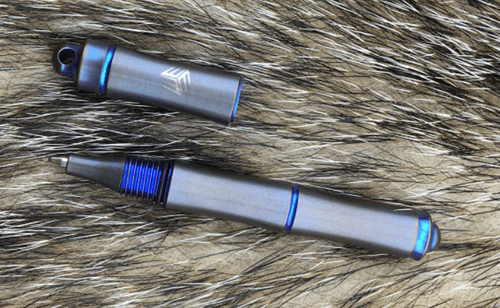 ** BACK AGAIN ** WE Knife TP-04 - Syrinx Titanium Pen - True Talon
