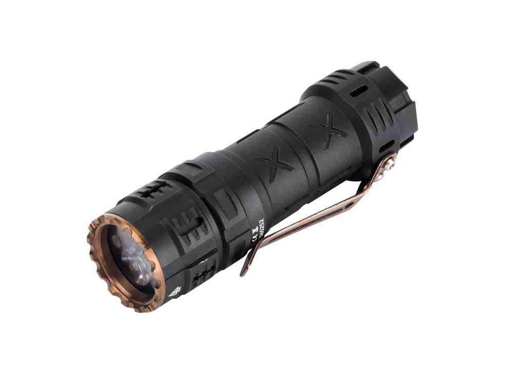 ** 2300 Lumens ** Acebeam TK17 - Only 83mm long - Gold plated switch and clip - True Talon