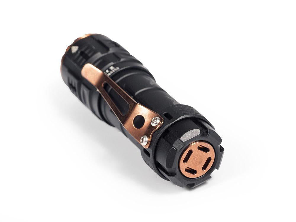 ** 2300 Lumens ** Acebeam TK17 - Only 83mm long - Gold plated switch and clip - True Talon