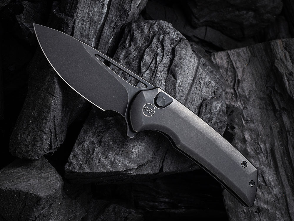 WE Knives - WE054BL MINI MALICE - 20CV Blade - Button Lock - Ferrum Forge Design