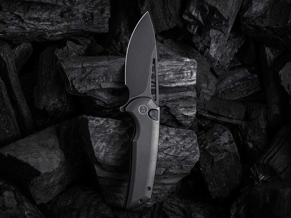 WE Knives - WE054BL MINI MALICE - 20CV Blade - Button Lock - Ferrum Forge Design