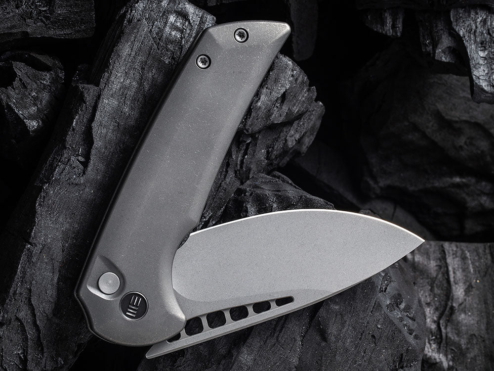 WE Knives - WE054BL MINI MALICE - 20CV Blade - Button Lock - Ferrum Forge Design