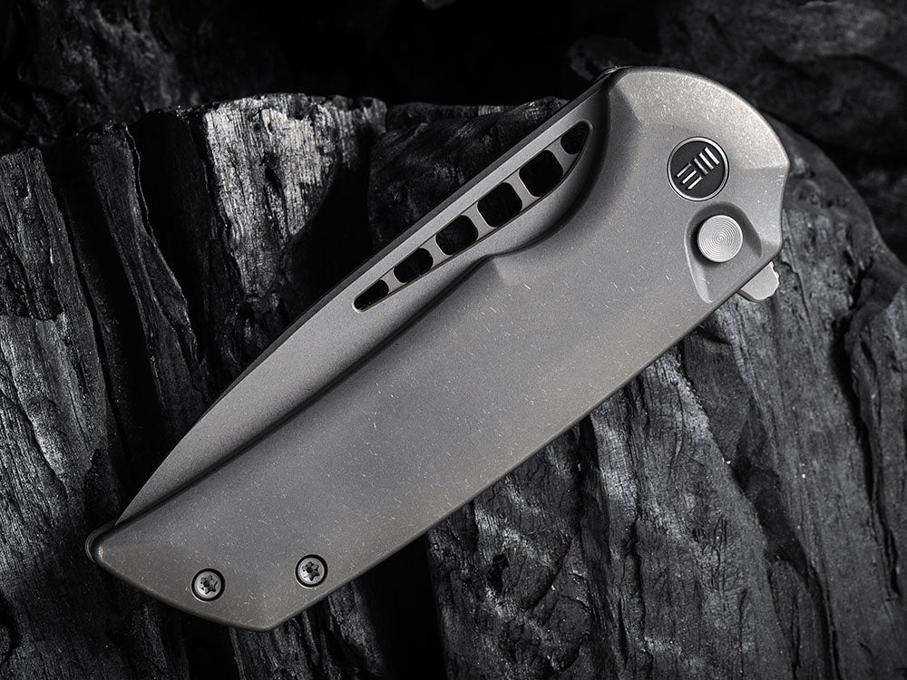 WE Knives - WE054BL MINI MALICE - 20CV Blade - Button Lock - Ferrum Forge Design