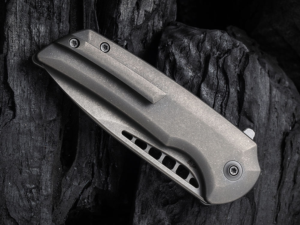 WE Knives - WE054BL MINI MALICE - 20CV Blade - Button Lock - Ferrum Forge Design