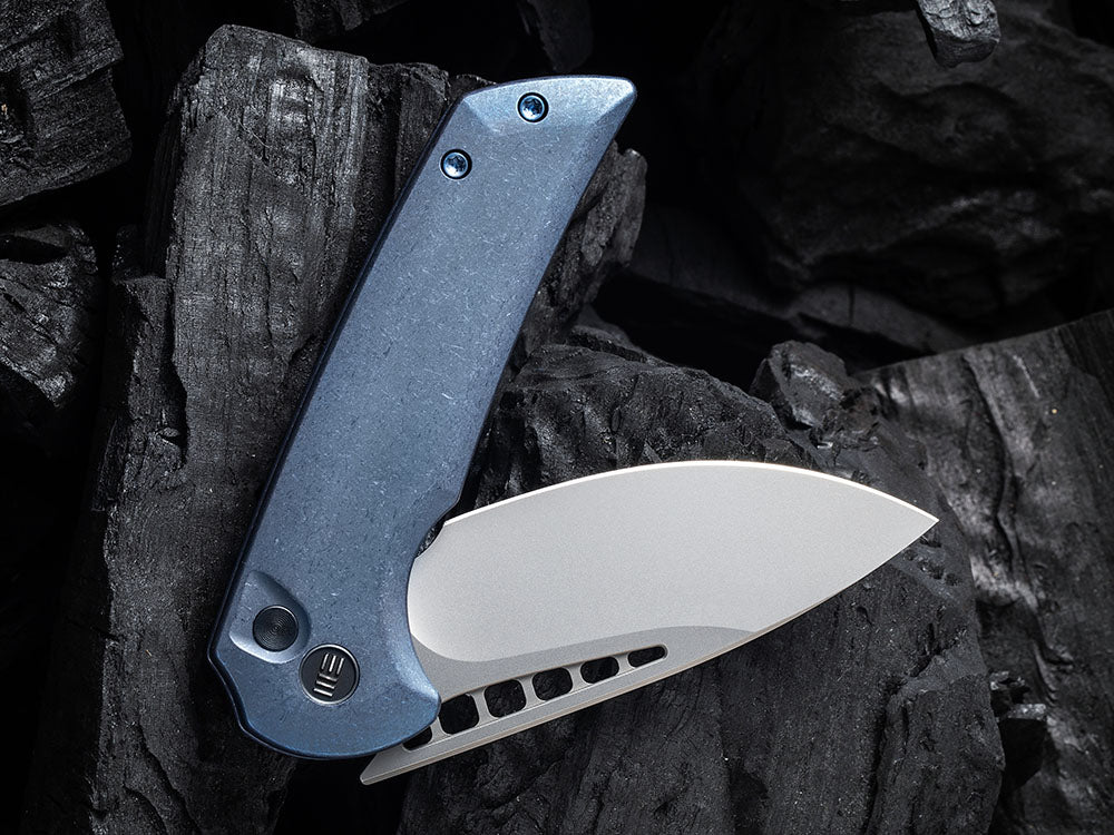 WE Knives - WE054BL MINI MALICE - 20CV Blade - Button Lock - Ferrum Forge Design