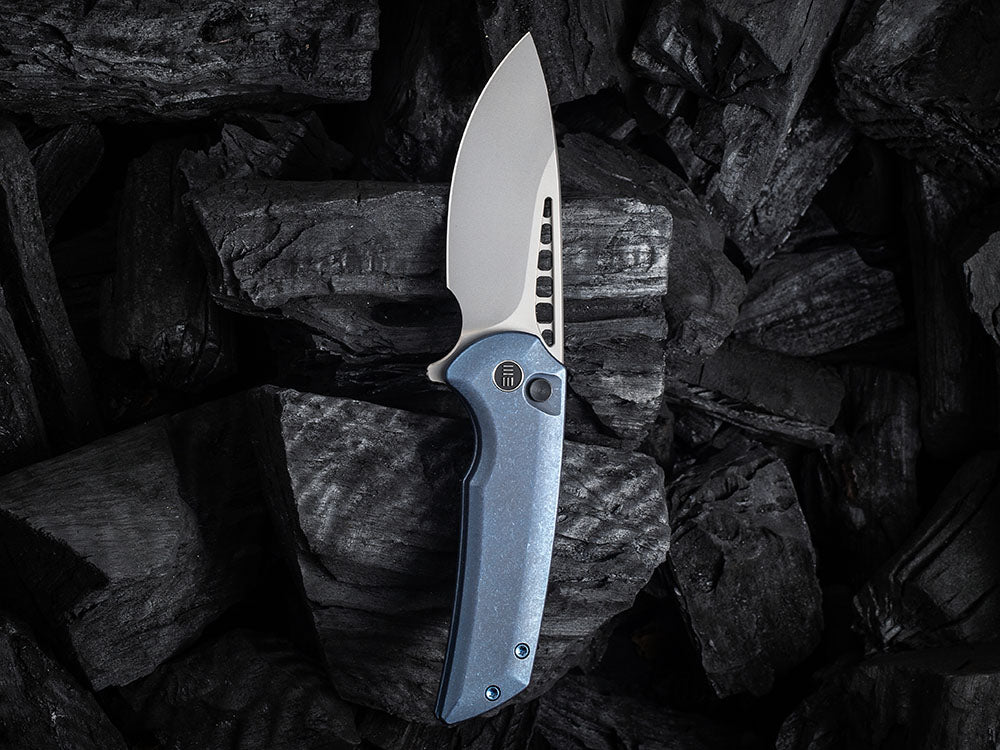 WE Knives - WE054BL MINI MALICE - 20CV Blade - Button Lock - Ferrum Forge Design