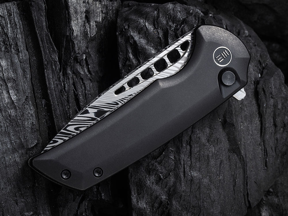 WE Knives - WE054BL MINI MALICE - 20CV Blade - Button Lock - Ferrum Forge Design