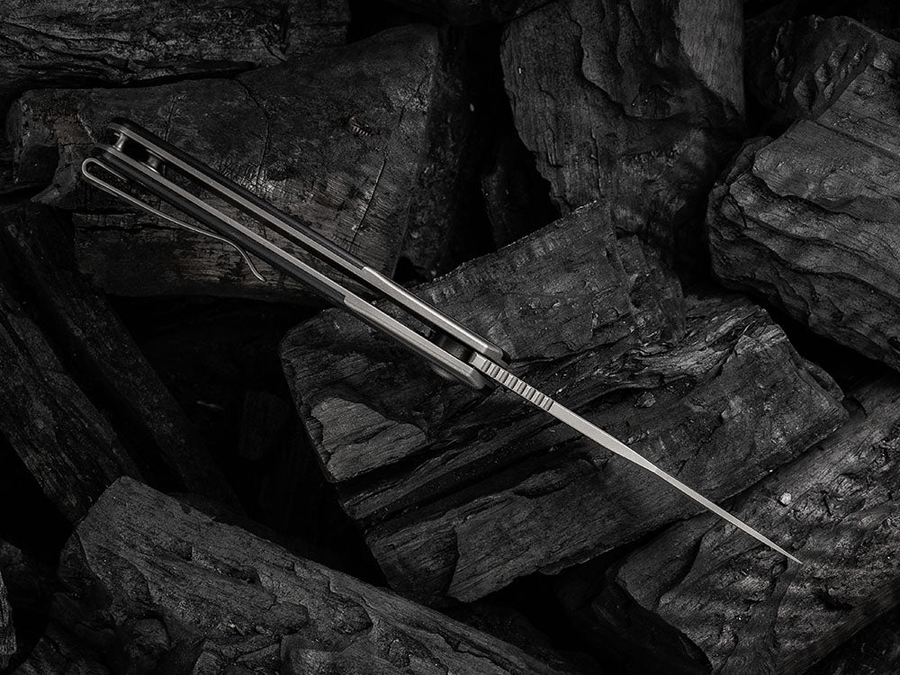 ** COMING SOON ** - WE Knife WE19022 - SNICK - 20CV or Damasteel Blade - Titanium Handle