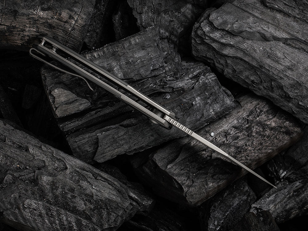 ** COMING SOON ** - WE Knife WE19022 - SNICK - 20CV or Damasteel Blade - Titanium Handle