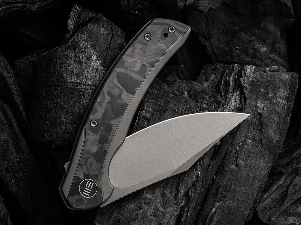 ** COMING SOON ** - WE Knife WE19022 - SNICK - 20CV or Damasteel Blade - Titanium Handle