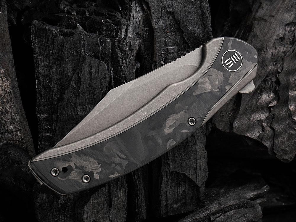** COMING SOON ** - WE Knife WE19022 - SNICK - 20CV or Damasteel Blade - Titanium Handle