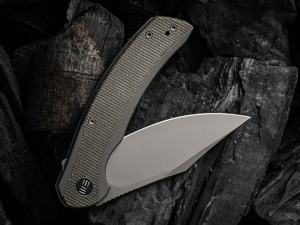 ** COMING SOON ** - WE Knife WE19022 - SNICK - 20CV or Damasteel Blade - Titanium Handle