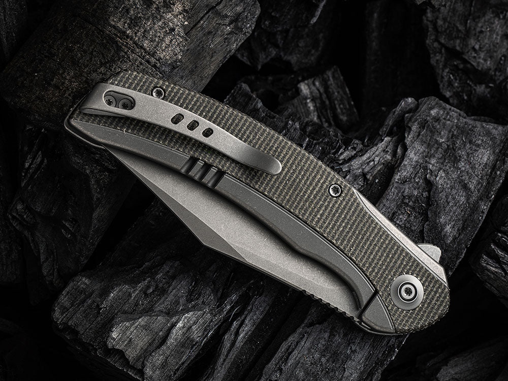 ** COMING SOON ** - WE Knife WE19022 - SNICK - 20CV or Damasteel Blade - Titanium Handle