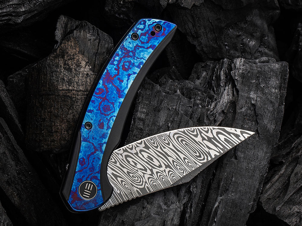 ** COMING SOON ** - WE Knife WE19022 - SNICK - 20CV or Damasteel Blade - Titanium Handle