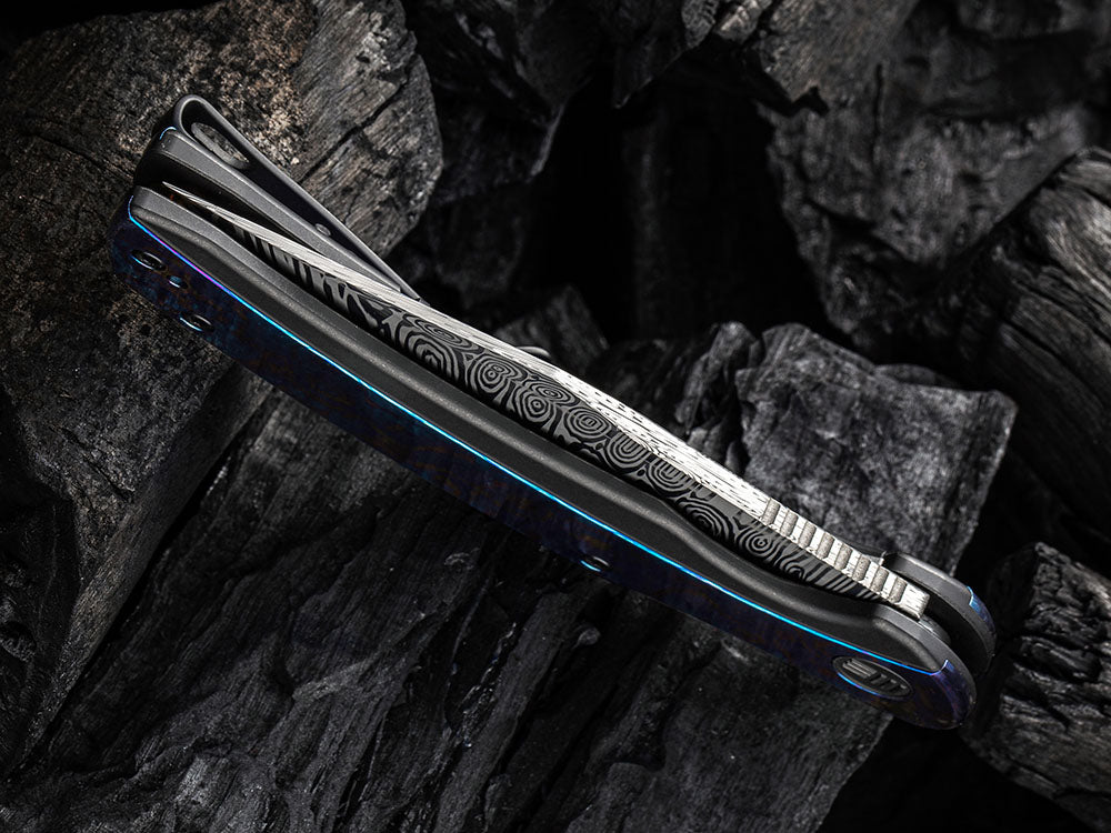 ** COMING SOON ** - WE Knife WE19022 - SNICK - 20CV or Damasteel Blade - Titanium Handle