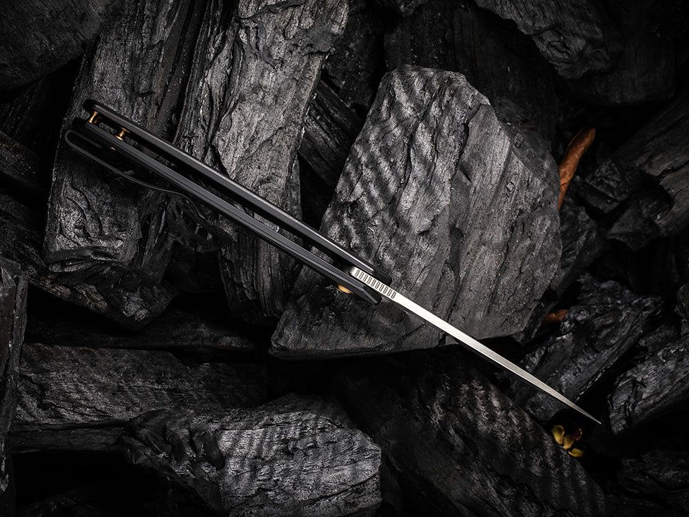 # ** ALMOST GONE ** WE Knife - WE20015 SEER - HAND RUBBED 20CV Blade - Titanium Handle - LIMITED EDITION