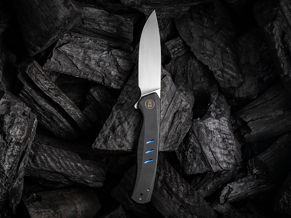 # ** ALMOST GONE ** WE Knife - WE20015 SEER - HAND RUBBED 20CV Blade - Titanium Handle - LIMITED EDITION