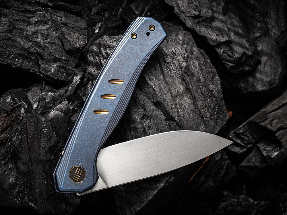 # ** ALMOST GONE ** WE Knife - WE20015 SEER - HAND RUBBED 20CV Blade - Titanium Handle - LIMITED EDITION