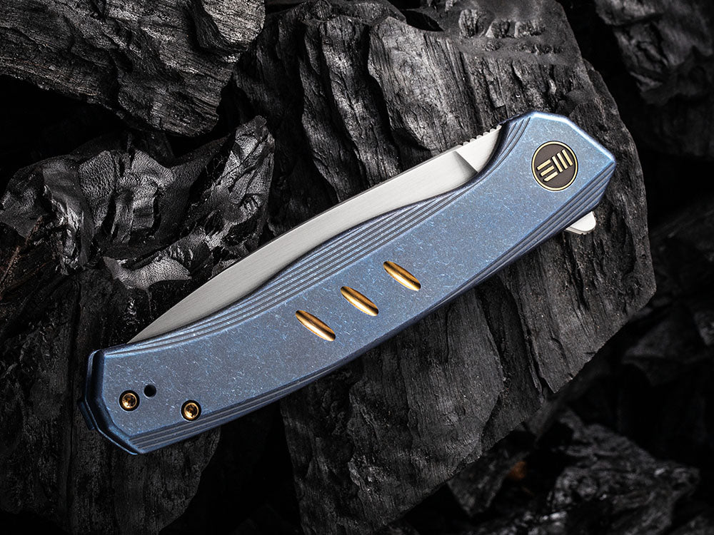 # ** ALMOST GONE ** WE Knife - WE20015 SEER - HAND RUBBED 20CV Blade - Titanium Handle - LIMITED EDITION