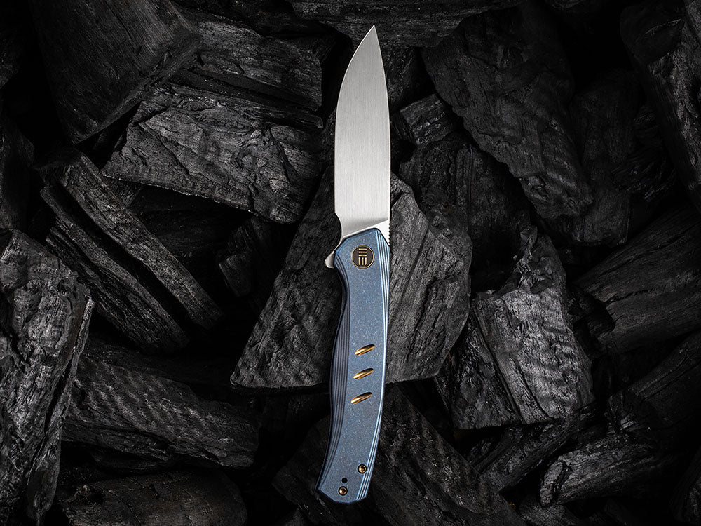 # ** ALMOST GONE ** WE Knife - WE20015 SEER - HAND RUBBED 20CV Blade - Titanium Handle - LIMITED EDITION