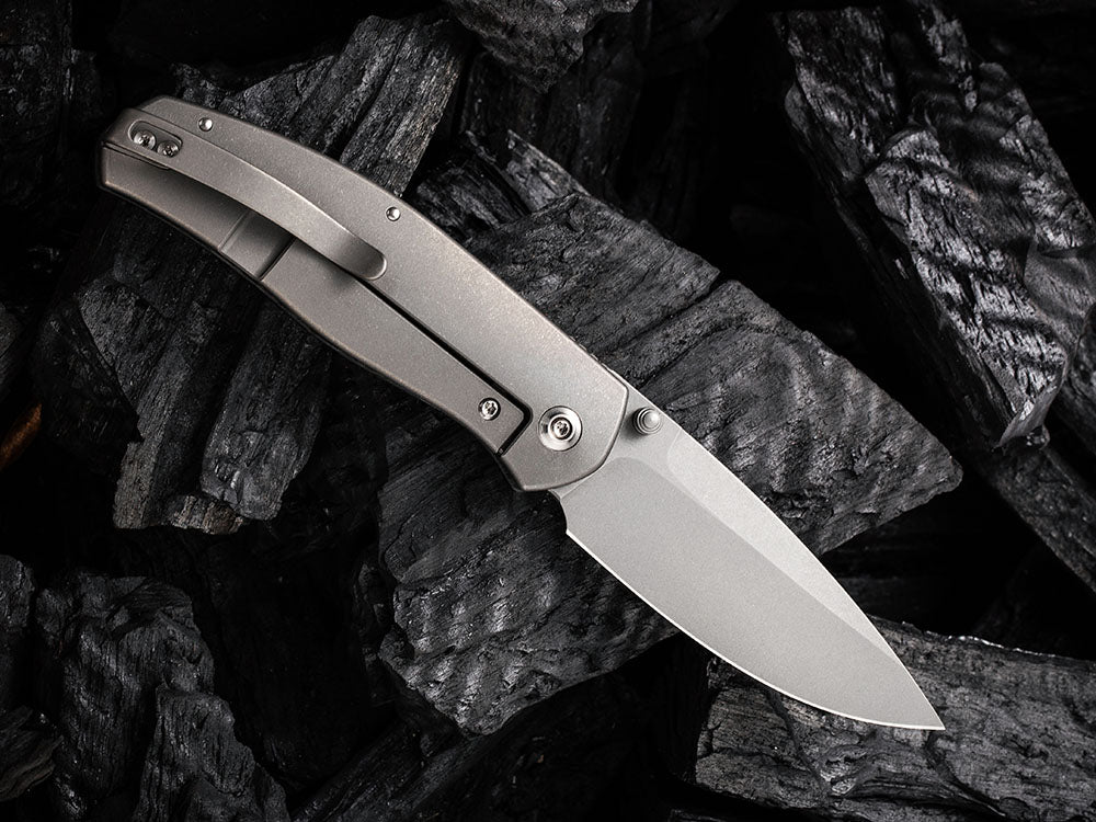 WE Knives - WE20025 ESPRIT - 20CV Blade - Carbon Fiber or Titanium Handle - Ray Laconico Design