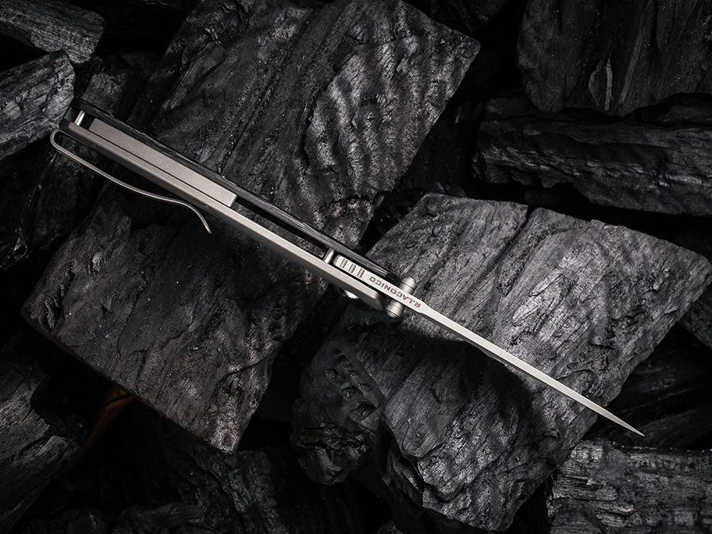 WE Knives - WE20025 ESPRIT - 20CV Blade - Carbon Fiber or Titanium Handle - Ray Laconico Design