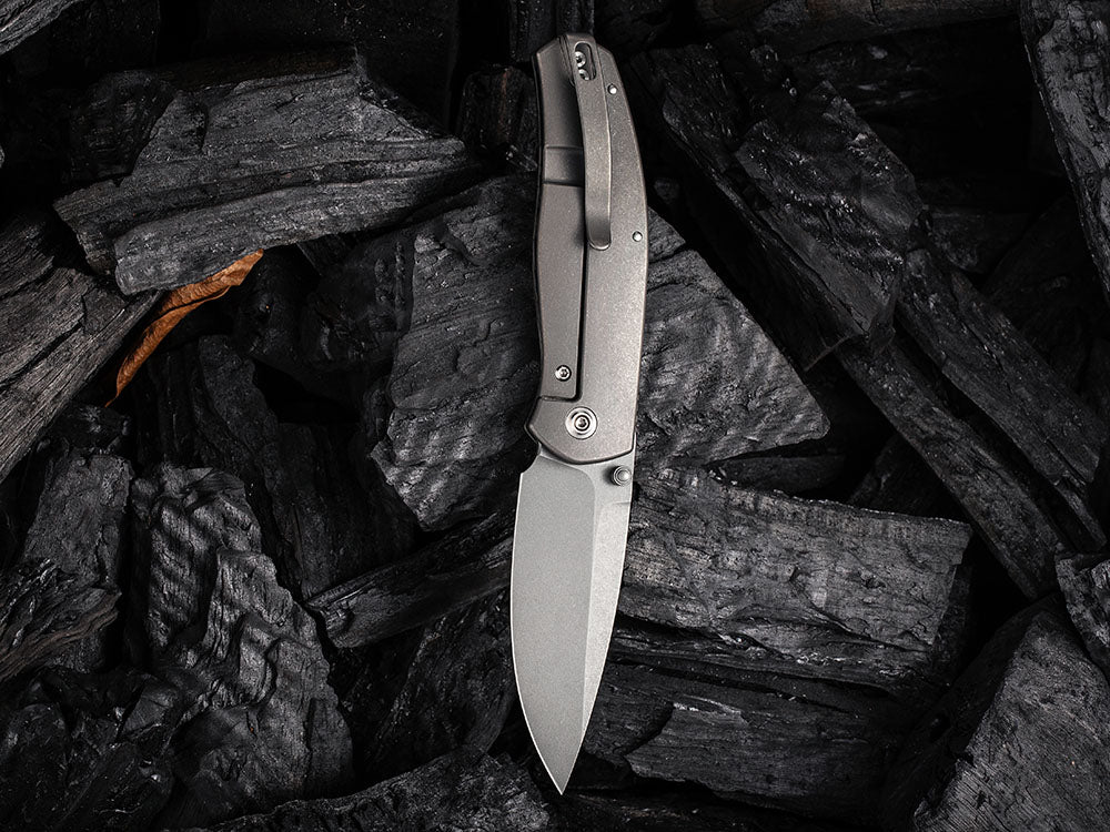 WE Knives - WE20025 ESPRIT - 20CV Blade - Carbon Fiber or Titanium Handle - Ray Laconico Design