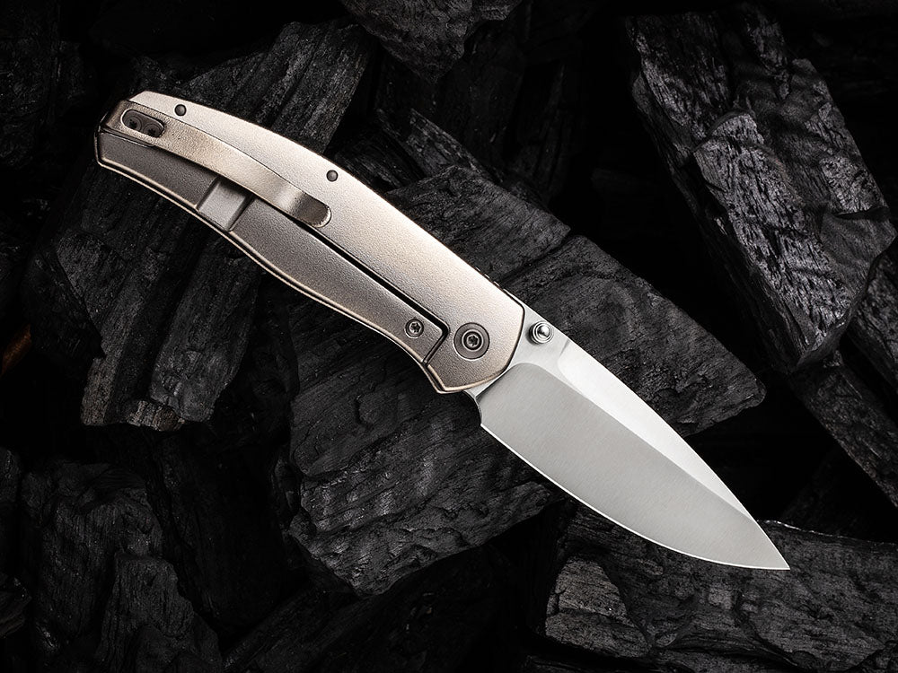 WE Knives - WE20025 ESPRIT - 20CV Blade - Carbon Fiber or Titanium Handle - Ray Laconico Design