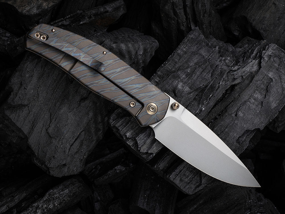 WE Knives - WE20025 ESPRIT - 20CV Blade - Carbon Fiber or Titanium Handle - Ray Laconico Design