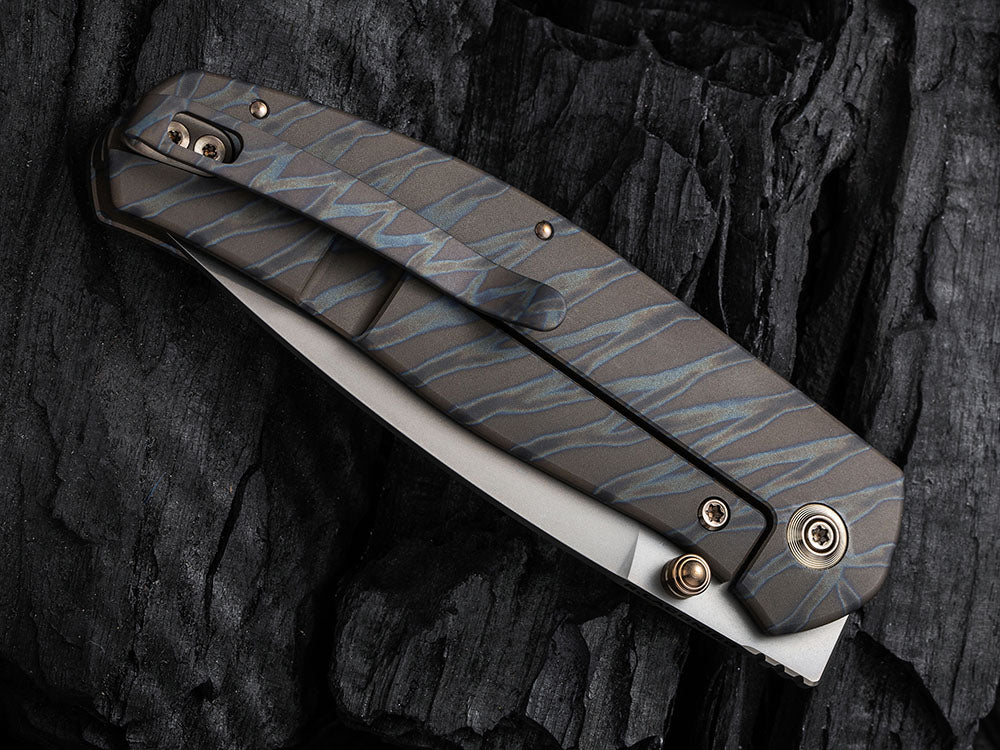 WE Knives - WE20025 ESPRIT - 20CV Blade - Carbon Fiber or Titanium Handle - Ray Laconico Design
