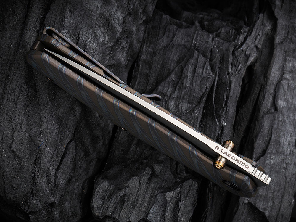 WE Knives - WE20025 ESPRIT - 20CV Blade - Carbon Fiber or Titanium Handle - Ray Laconico Design